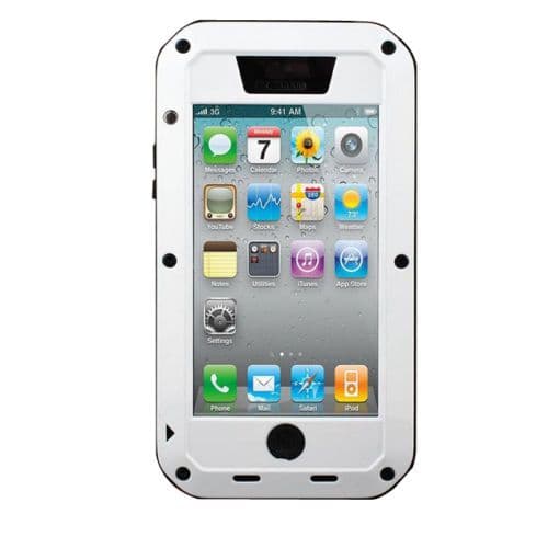 iPhone 4 4S Shockproof Aluminum Water Resistant Metal Cover Case